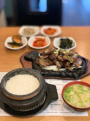 Korean BBQ "hot" plate