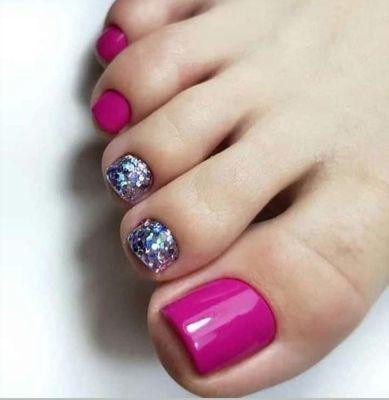 Gel pedicure