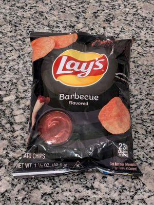 Lay's Barbecue Chips. They didn't have the Doritos Sweet & Tangy BBQ, so I got this instead