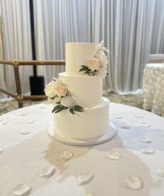 3-tier strawberry cake