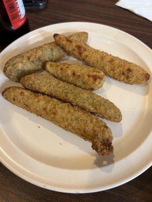 Deep fried pickles