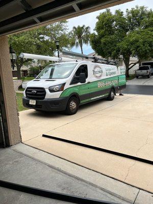 Sean did a great job on our garage door seal