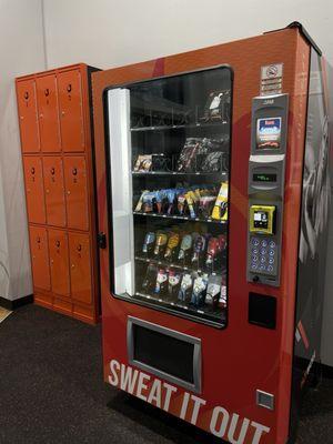 Vending machine incase you forget your needed goods :)