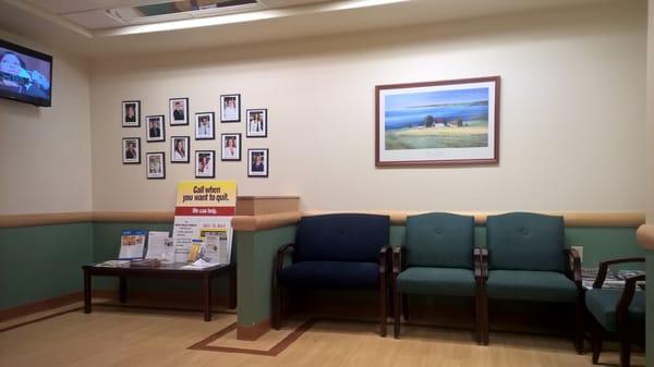 Small section of their very large waiting room. It's comfy.