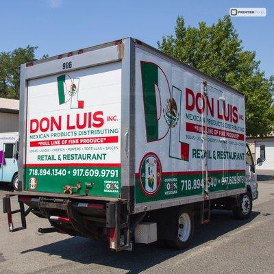 Refurbished this old box truck with a full wrap to make it look brand new.