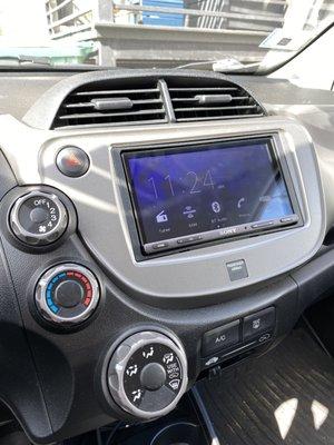 Sony AX-5000 flush mounted with a Metra Honda Fit dash kit. Sounds amazing!