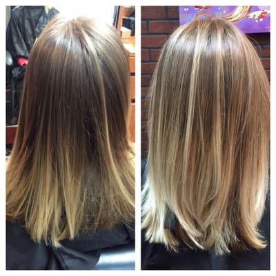 Balayage highlight by Andrea