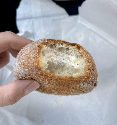 Cannoli cream donut