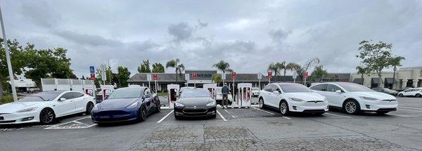 12 super chargers.