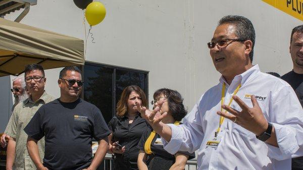 Store Manager welcoming speech