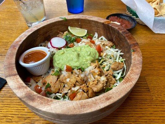 Burrito bowl - now that's a bowl!