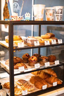 The counter pastry selection. Rotates daily.