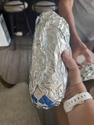 Burrito - it's huge!