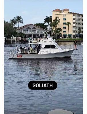 Goliath... our dive platform