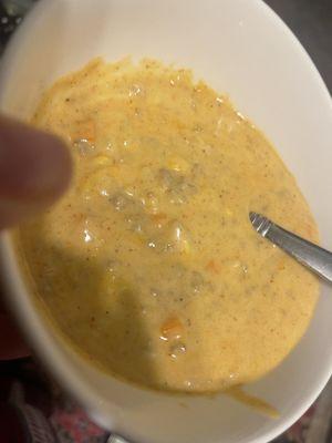 Cheeseburger soup