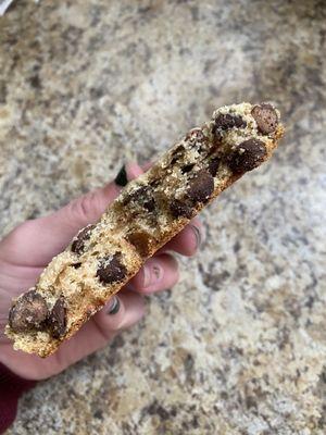 Vegan chocolate chip cookie