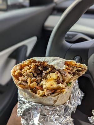 Carne asada California burrito!