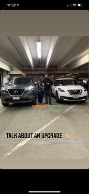 Started with our Nissan Kick 2019 and moved to a Nissan Rogue 2021