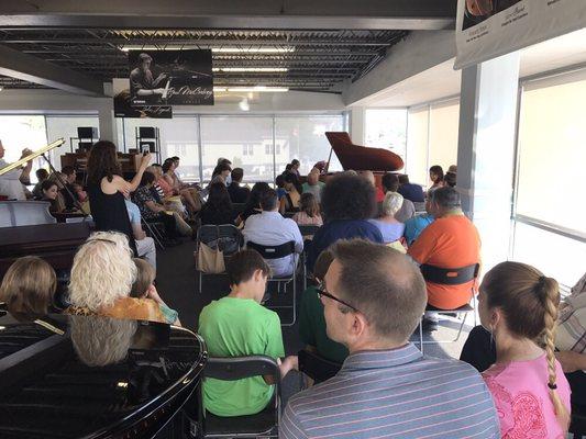 Great musical events are a part of what makes Cunningham Piano different.