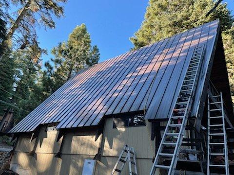 Re-roof on Cabin