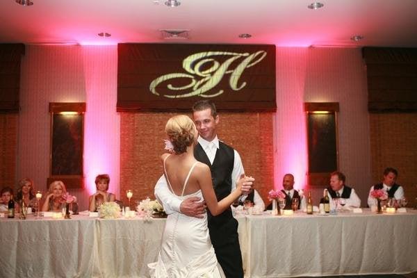 monogram & uplighting