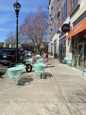 Outdoor seating