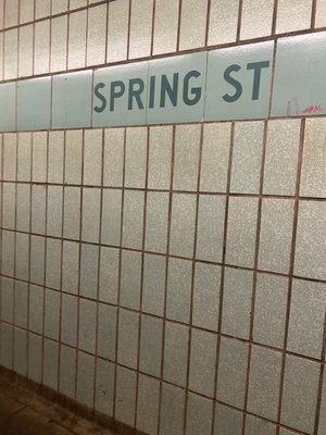 MTA - Spring St Subway Station