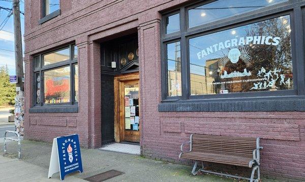 Exterior for Georgetown Records & Fantagraphics (1/14/24)