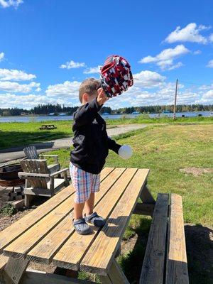 Baseball and the views at Henley's