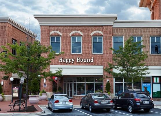 Additional parking available behind Happy Hound