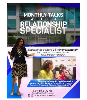 Inquire about  setting up a Monthly Relationship Talk at your location.