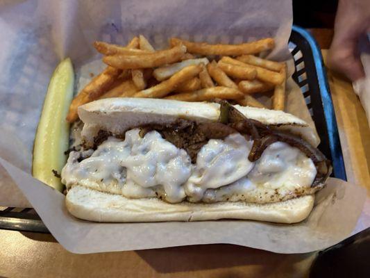 Philly cheese steak.