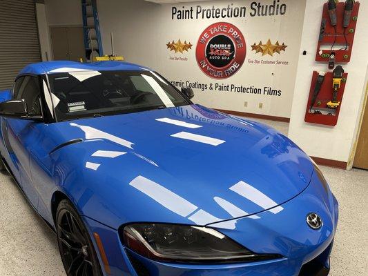 2021 Supra - Ceramic Coating / Paint Protection Film. See our work on IG: @dtautospa or FB: DTAutospaFremont. Call/Text Us:510-472-4181