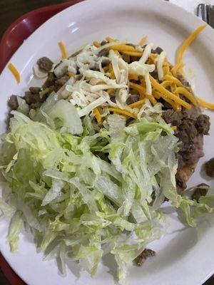 Carne Asada tostada