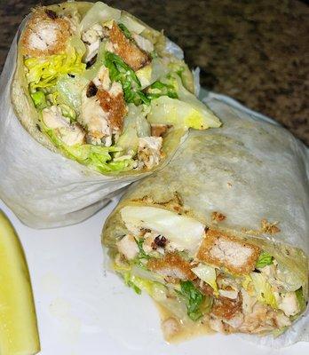 Chicken Caesar wrap