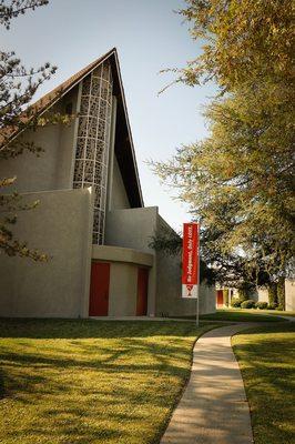 An exterior photo of our beautiful Sanctuary!