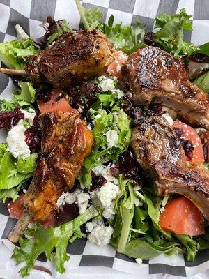 Lamb chop House Salad