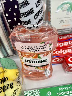 Listerine, grapefruit - rosé - I'm trying it!