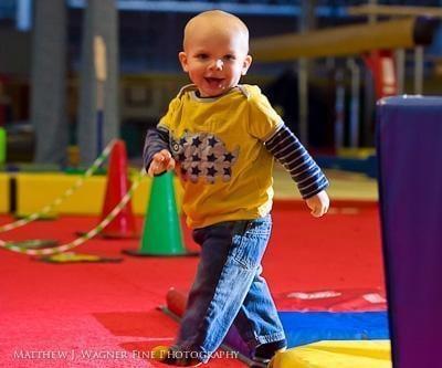 I love playing at The Gymnastics Training Center!