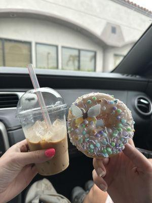 Vietnamese Coffee and a Butterfly Donut!!