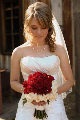 Natural bridal makeup that lasted all day (this was 6 hours later)