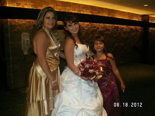 Beautiful dresses for Quinceanera's and they make bouquets and all accessories! They take the worry out of your hands!