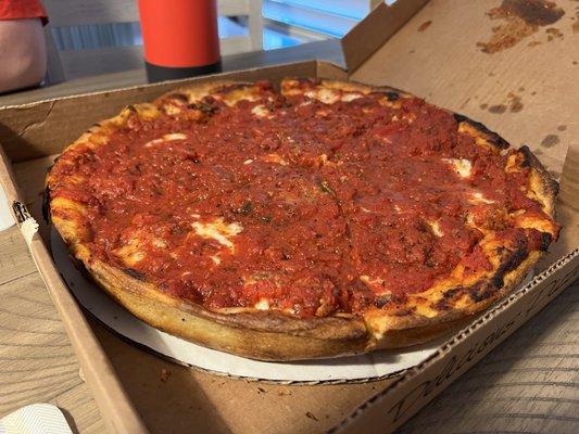 Chicken Parmesan Chicago Deep Dish JUST DO IT ALREADY!