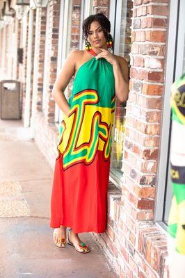 Rasta Iris maxi dress