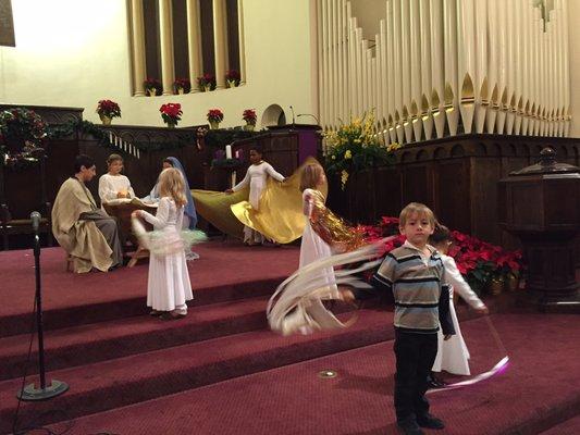 The children's message at the 7 p.m. traditional service is an inspiring - and fun -  part of Christmas Eve service.