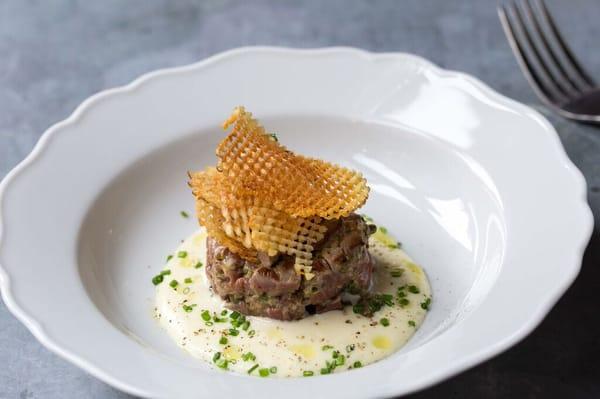 Seared Steak Tartare with Aligot