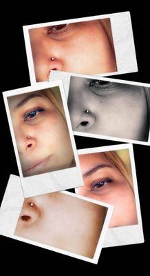 Nose piercing