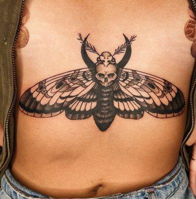 Death moth by Kainoa