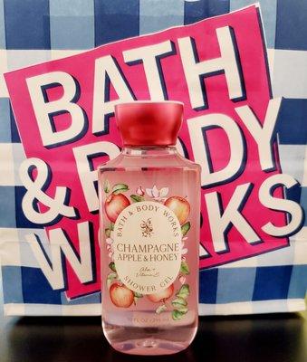 Redeemed my freebie: Champagne Apple & Honey smells so sweet and luxurious! This is my ultimate Summer scent! Hand soaps not available yet!