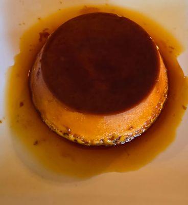 FLAN MADE IN THE RESTAURANT FRESH AND DELICIOUS